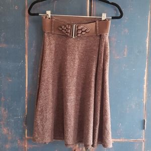 Lapis Brown Skirt
